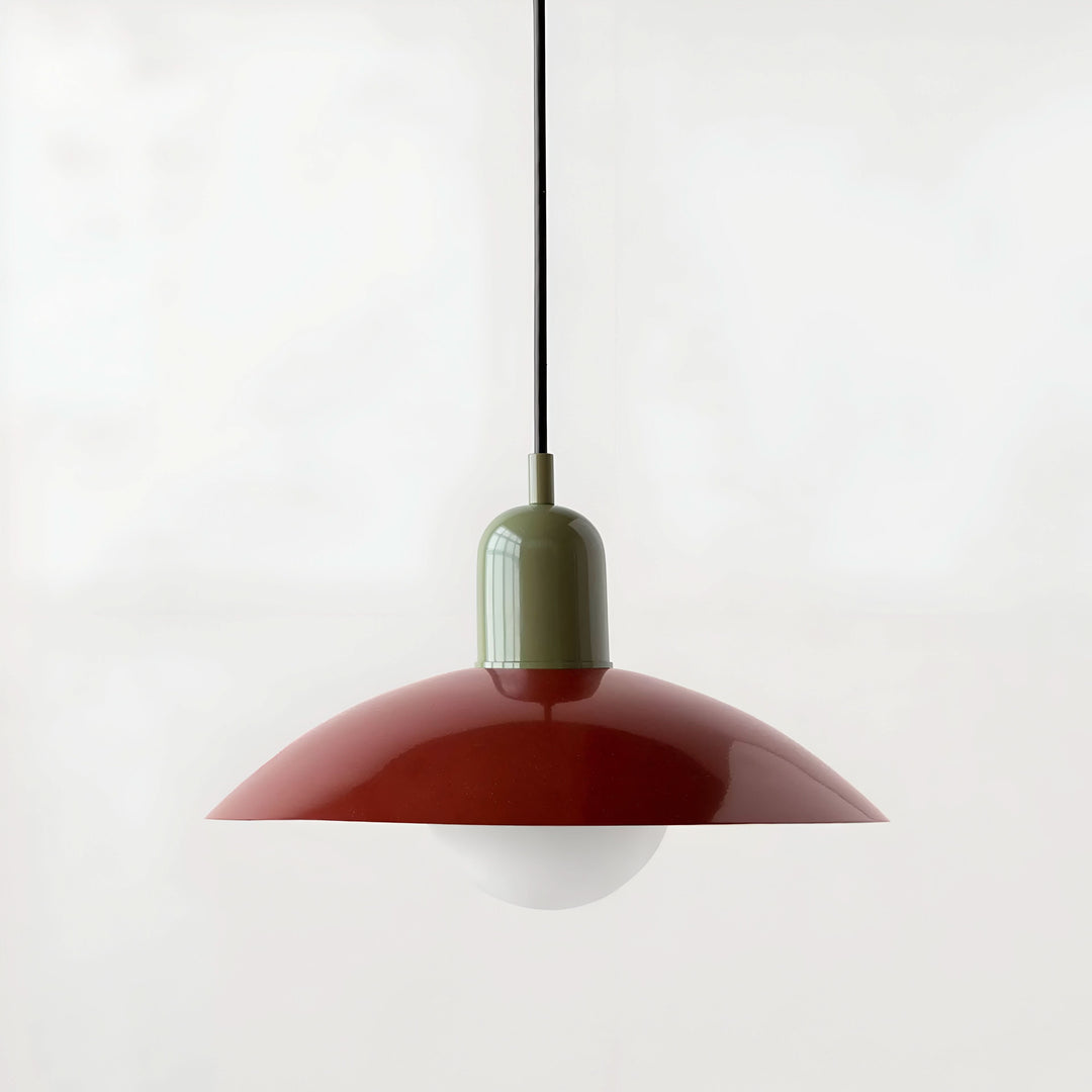 Lisslune | Modern Macaron Bauhaus Pendant Light – Iron Shade