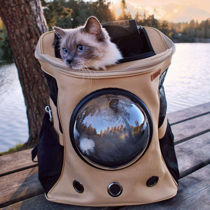 Lisslune | PurrVenture Backpack – Portable Pet Carrier for Cats and Small Pets