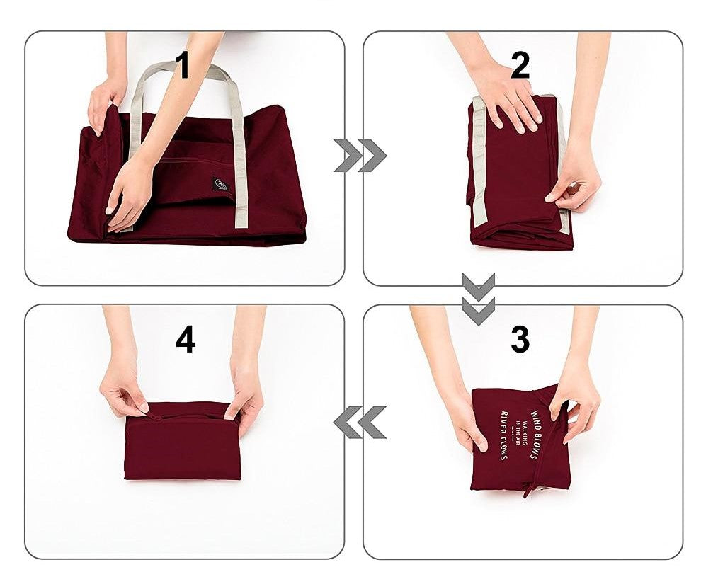 Lisslune | Foldable Travel Bag TravelMate – Lightweight & Water Repellent