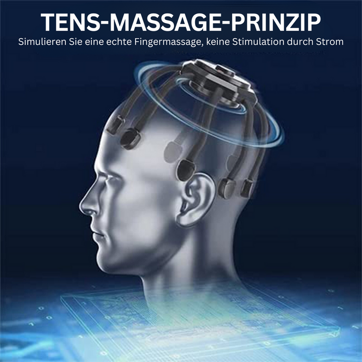 Lisslune | HoofdZorg RelaxPro – Portable Scalp Massager for Stress Reduction and Hair Growth