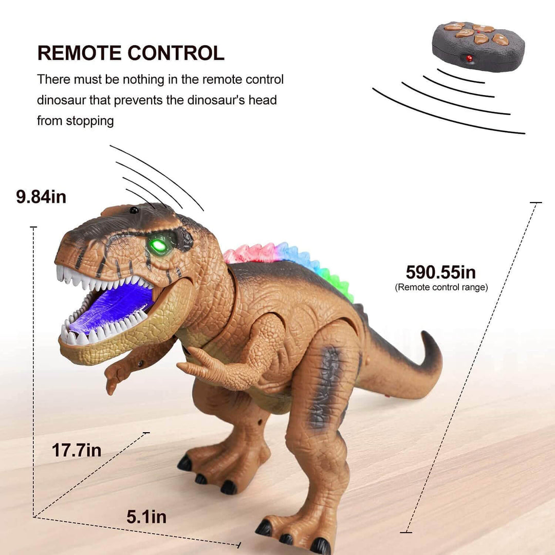 Lisslune | Control the T-Rex dinosaur with LED lighting