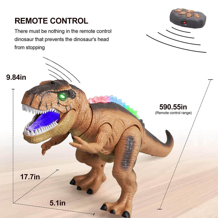 Lisslune | Control the T-Rex dinosaur with LED lighting