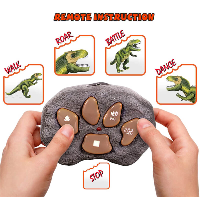 Lisslune | Control the T-Rex dinosaur with LED lighting