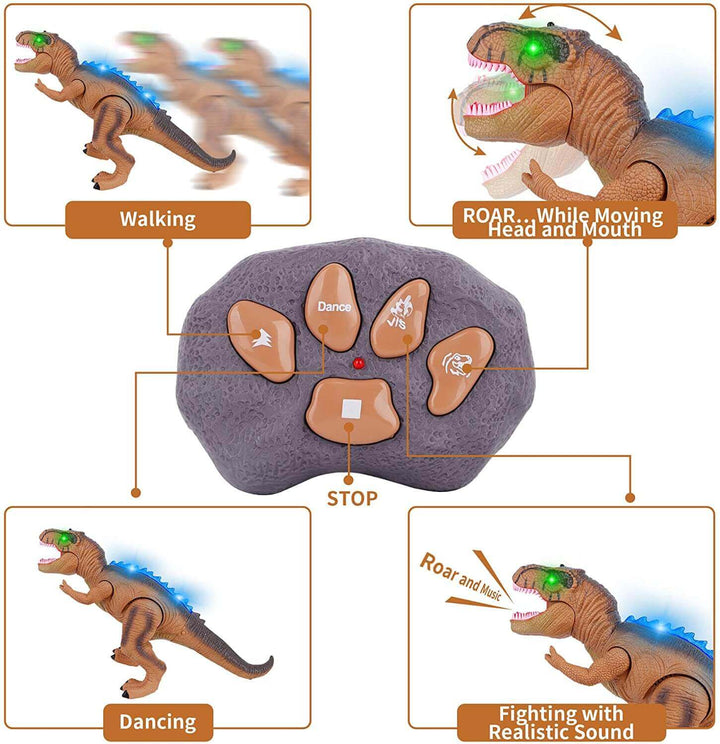 Lisslune | Control the T-Rex dinosaur with LED lighting