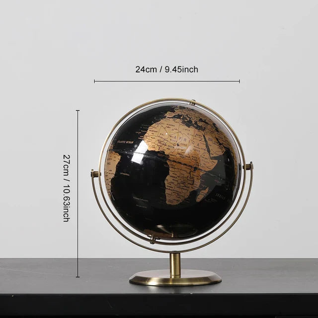Lisslune | RetroWorld | Historical Globe Map for Home and Office