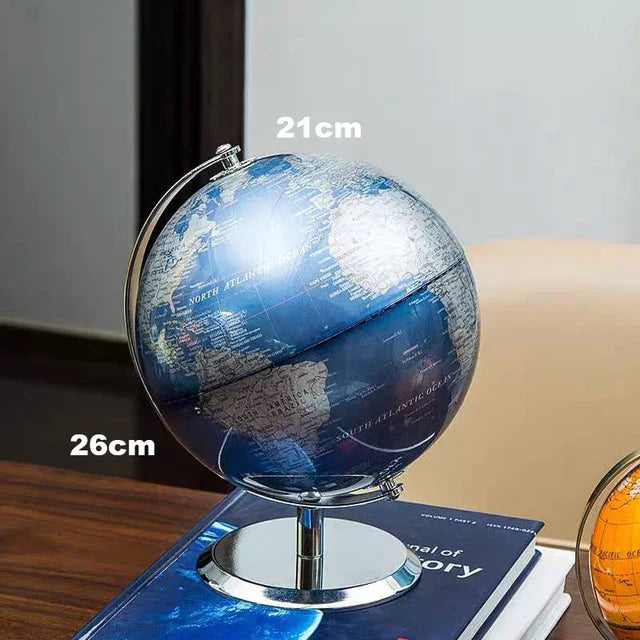 Lisslune | RetroWorld | Historical Globe Map for Home and Office