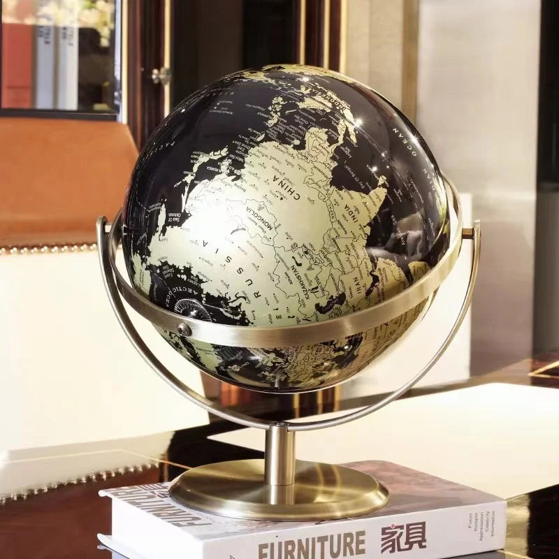 Lisslune | RetroWorld | Historical Globe Map for Home and Office