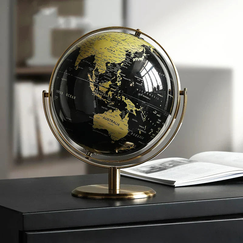 Lisslune | RetroWorld | Historical Globe Map for Home and Office