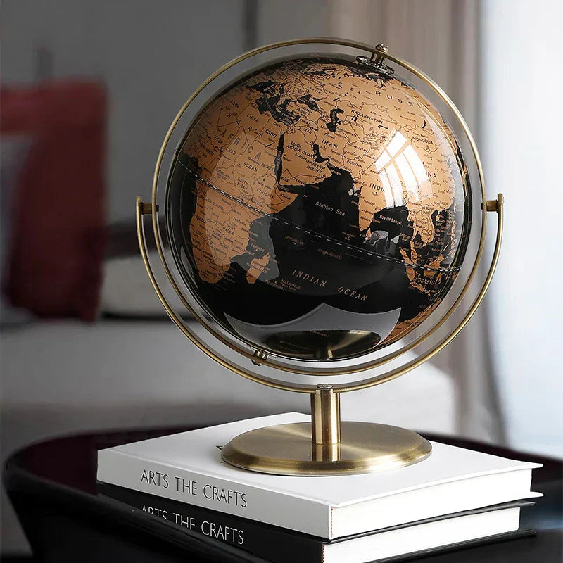 Lisslune | RetroWorld | Historical Globe Map for Home and Office