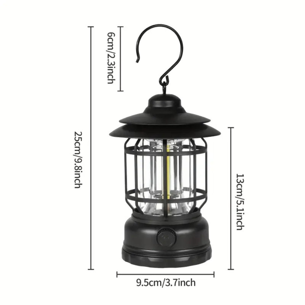 Lisslune | Retro Glow Camping Lantern Lamp