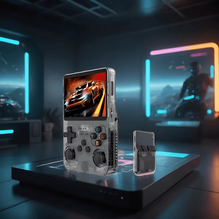 Lisslune | Handheld game console with 10,000 games & 64 GB storage