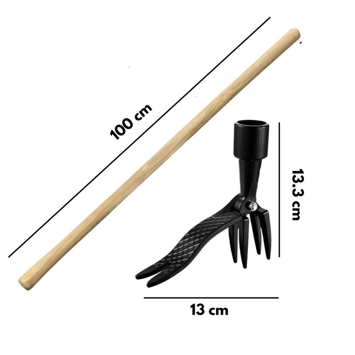 Lisslune | Ergonomic Weeding Tool | High-Strength Steel Claws for Effortless Weed Removal in Gardens