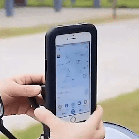 Lisslune | SafeRide Waterproof Phone Holder – 360° Rotatable for Bike and Rain Weather
