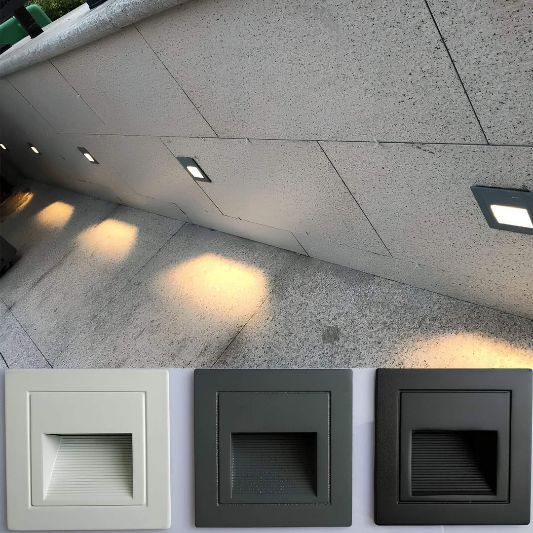 Lisslune | LumiStep – Rectangular recessed wall and staircase lighting