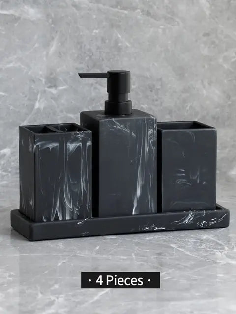Lisslune | Set of Accessories Marble Pattern