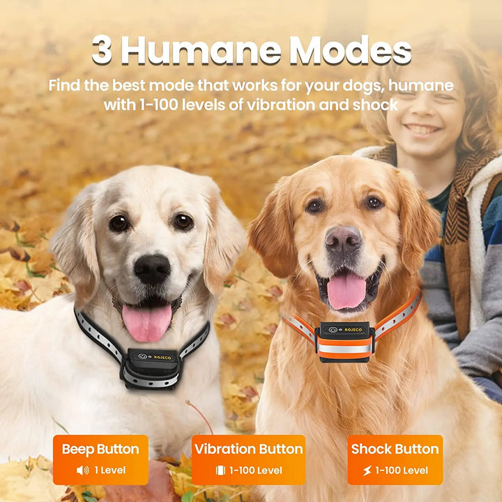 Lisslune | Remote-Controlled Dog Training Collar | Rechargeable, Waterproof & 1000m Range for Effective Dog Training