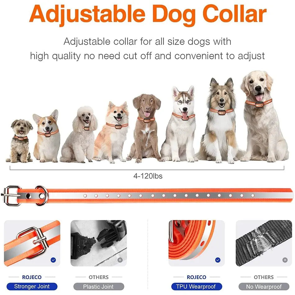 Lisslune | Remote-Controlled Dog Training Collar | Rechargeable, Waterproof & 1000m Range for Effective Dog Training