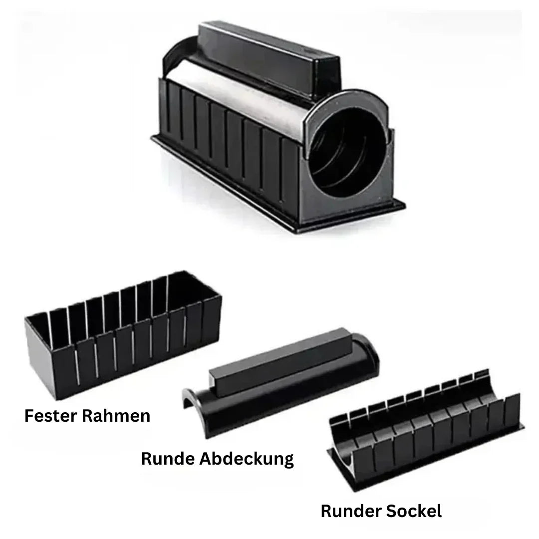 Lisslune | Sushi Rolls and Cutting Set – Practical Sushi Kit with Templates and Accessories