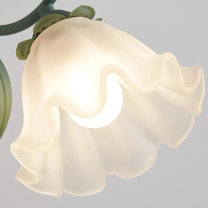 Lisslune | LED Lily of the Valley Flower Wall Lamp - Decorative Floral Light Fixture for Living Room & Bedroom Decor