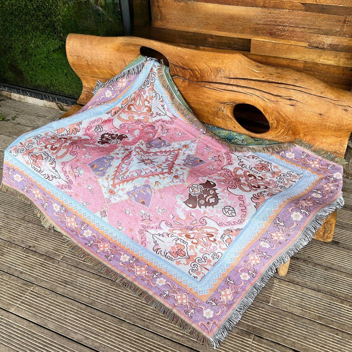 Lisslune | Bohemian Aztec Tapestry Throw Sofa Blanket