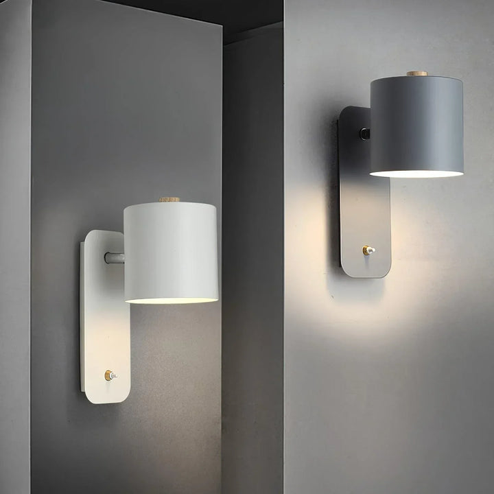 Lisslune | Lunara | Cylindrical Wall Lamp with Plug-In Cord
