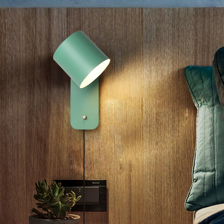 Lisslune | Lunara | Cylindrical Wall Lamp with Plug-In Cord