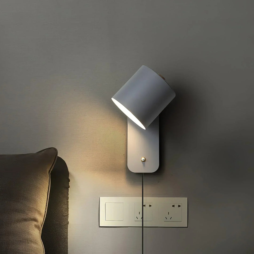 Lisslune | Lunara | Cylindrical Wall Lamp with Plug-In Cord