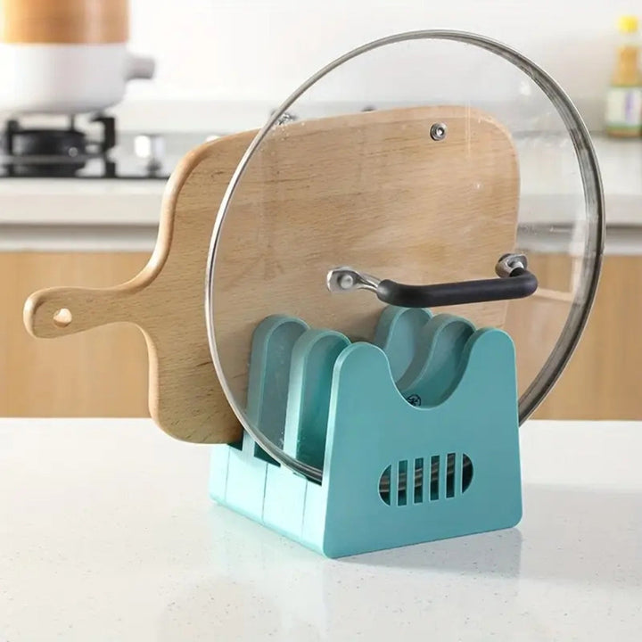 Lisslune | ABS Pot Lid and Utensils Storage Rack