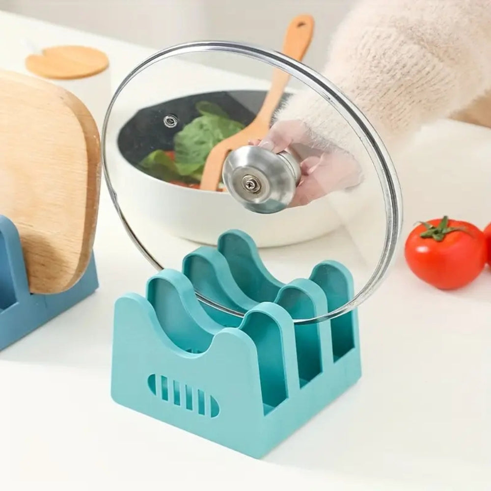 Lisslune | ABS Pot Lid and Utensils Storage Rack