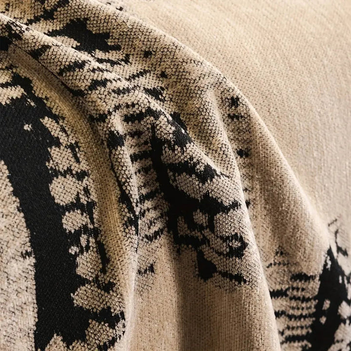 Lisslune | Rustic Abstract Chenille Sofa Cover