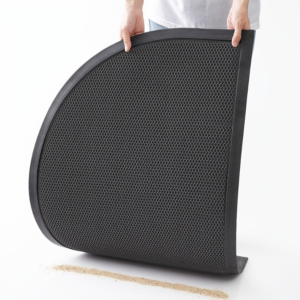 Lisslune | Rynel Semi Circle Doormat | Non-Slip Entrance Mat