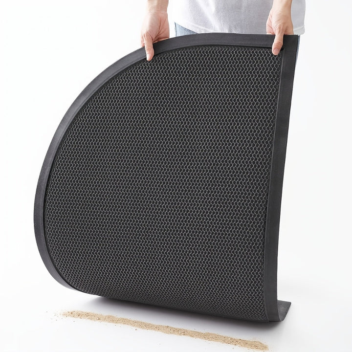 Lisslune | Rynel Semi Circle Doormat | Non-Slip Entrance Mat
