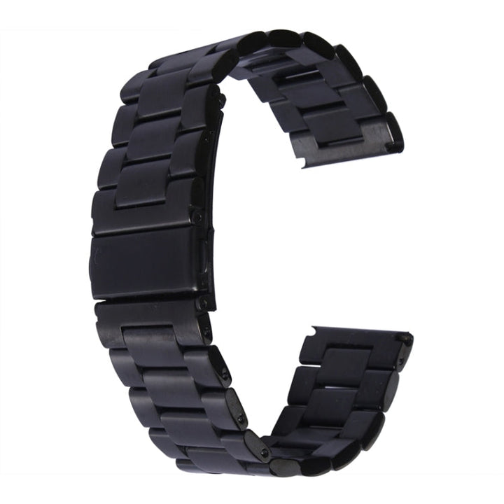 Lisslune | For Apple Watch 38mm Classic Buckle Stainless Steel Watch Band Replacement, Only used in conjunction with connectors ( S-AW-3291 )(Black)