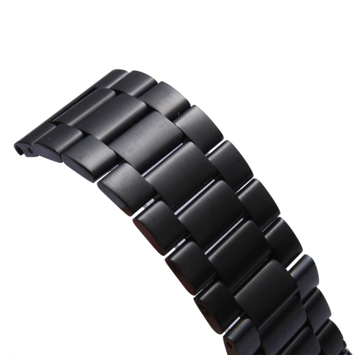 Lisslune | For Apple Watch 38mm Classic Buckle Stainless Steel Watch Band Replacement, Only used in conjunction with connectors ( S-AW-3291 )(Black)