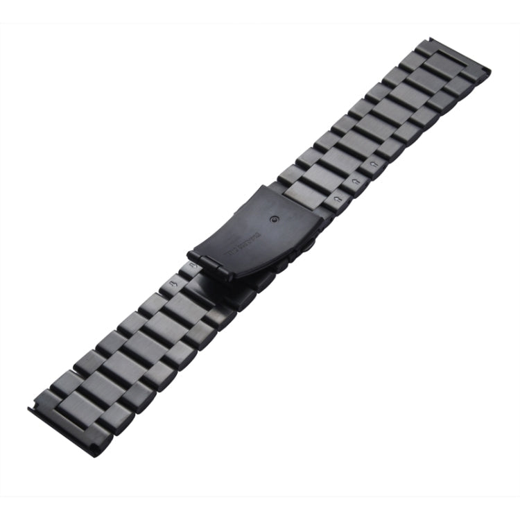Lisslune | For Apple Watch 42mm Classic Buckle Steel Watchband, Used only in conjunction with connectors ( S-AW-3293 )(Black)