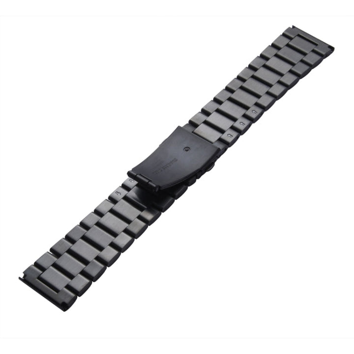 Lisslune | For Apple Watch 42mm Classic Buckle Steel Watchband, Used only in conjunction with connectors ( S-AW-3293 )(Black)