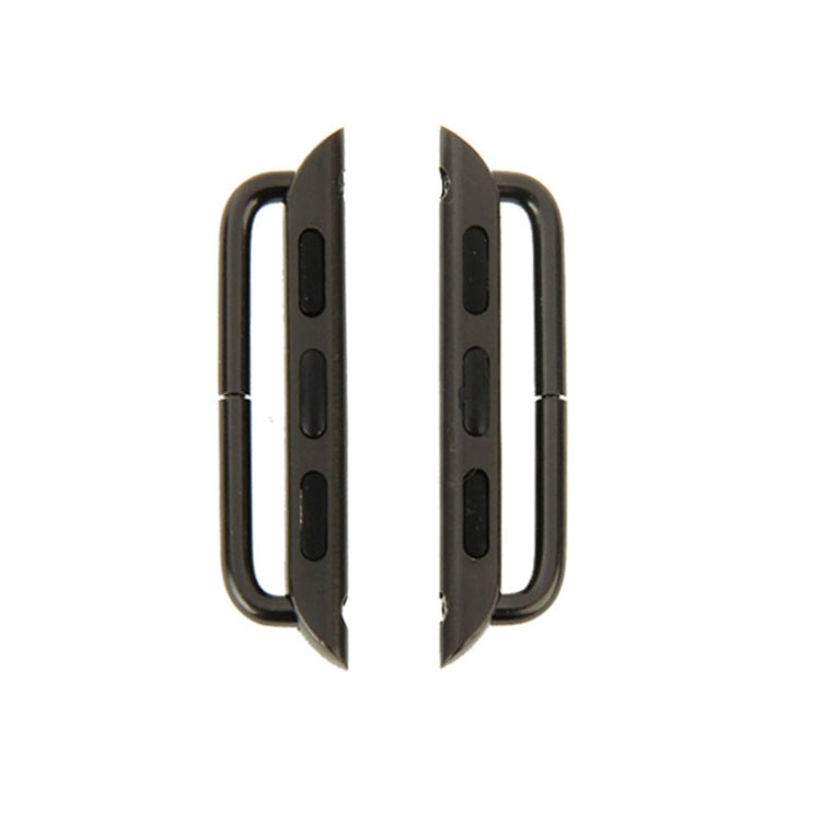 Lisslune | 2 PCS for Apple Watch 38mm Metal Band Connector Metal Buckle (Gray)