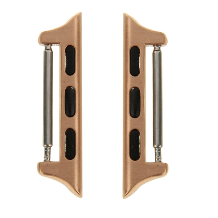 Lisslune | 2 PCS for Apple Watch 38mm Metal Band Connector Metal Buckle (Orange)
