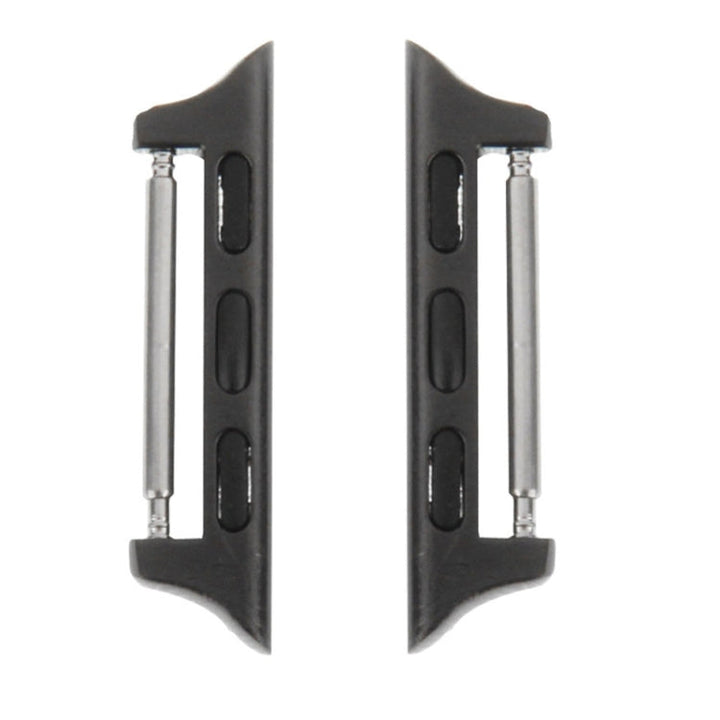 Lisslune | 2 PCS for Apple Watch 42mm Metal Band Connector Metal Buckle (Black)