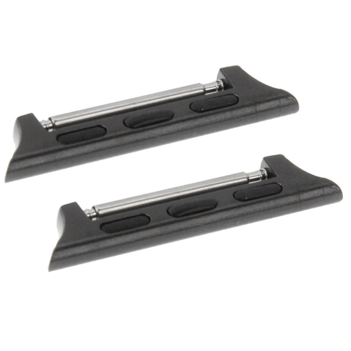 Lisslune | 2 PCS for Apple Watch 42mm Metal Band Connector Metal Buckle (Black)