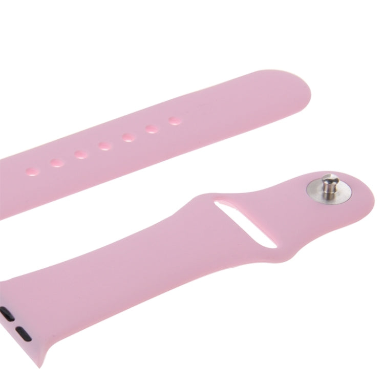 Lisslune | For Apple Watch Sport 38mm High-Performance Rubber Sport Band with Pin-and-Tuck Closure