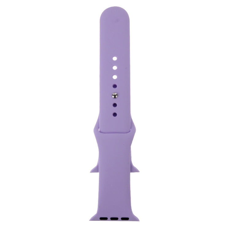 Lisslune | For Apple Watch Sport 42mm High-Performance Rubber Sports Band with Pin-and-Tuck Closure (Purple)