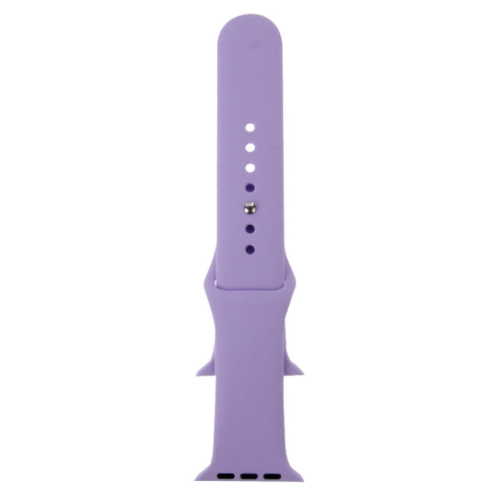 Lisslune | For Apple Watch Sport 42mm High-Performance Rubber Sports Band with Pin-and-Tuck Closure (Purple)