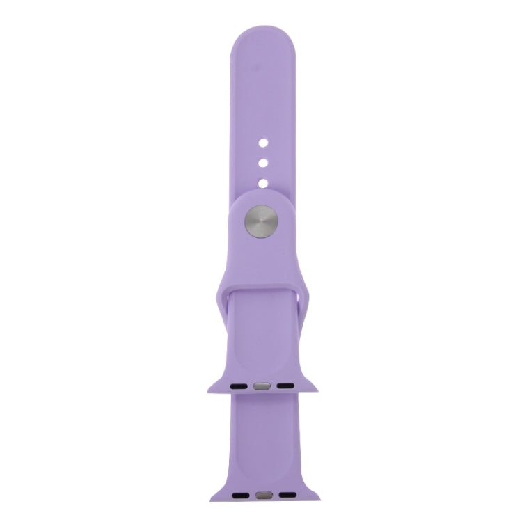 Lisslune | For Apple Watch Sport 42mm High-Performance Rubber Sports Band with Pin-and-Tuck Closure (Purple)