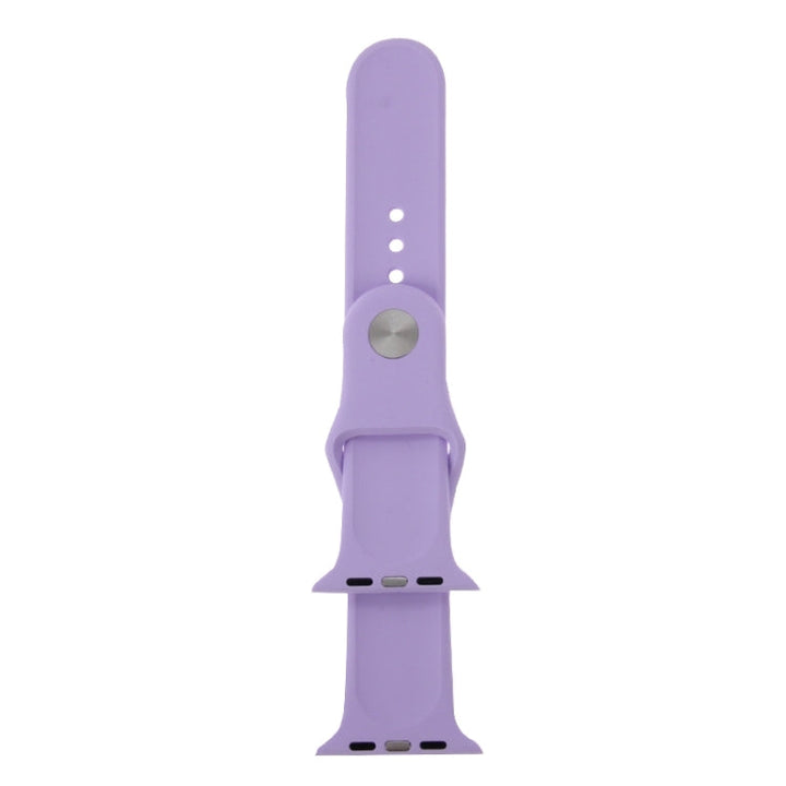 Lisslune | For Apple Watch Sport 42mm High-Performance Rubber Sports Band with Pin-and-Tuck Closure (Purple)