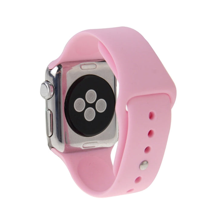 Lisslune | For Apple Watch Sport 42mm High-performance longer rubber sports watch strap with snap button closure