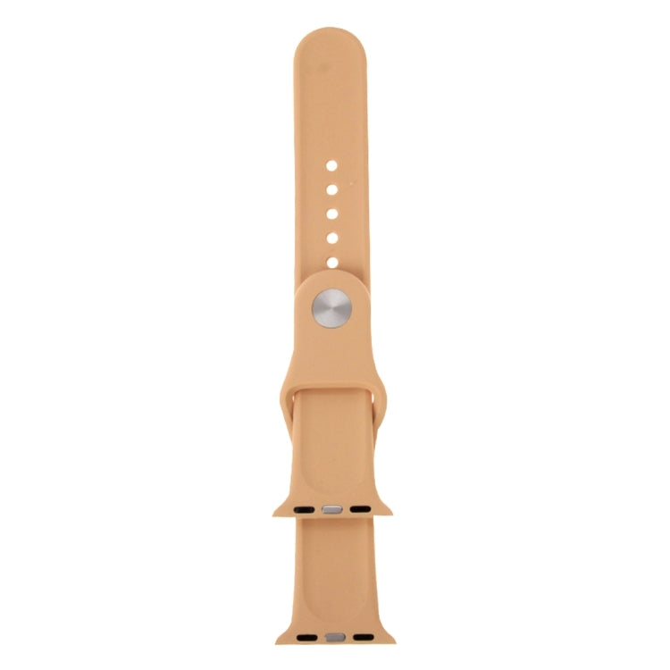 Lisslune | For Apple Watch Series 10 42mm / 9&8&7 41mm / SE 3&SE 2&6&SE&5&4 40mm / 3&2&1 38mm 3 in 1 rubber watch band with buckle (Khaki)