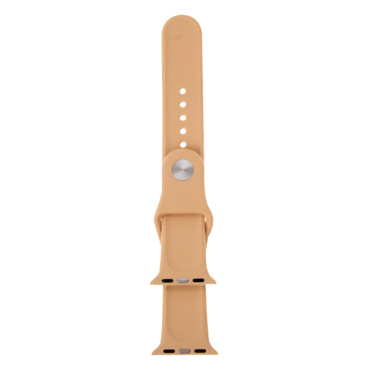 Lisslune | For Apple Watch Series 10 42mm / 9&8&7 41mm / SE 3&SE 2&6&SE&5&4 40mm / 3&2&1 38mm 3 in 1 rubber watch band with buckle (Khaki)