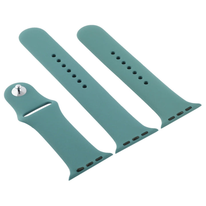 Lisslune | For Apple Watch Series 10 42mm / 9&8&7 41mm / SE 3&SE 2&6&SE&5&4 40mm / 3&2&1 38mm 3 in 1 rubber band with buckle (Cactus)