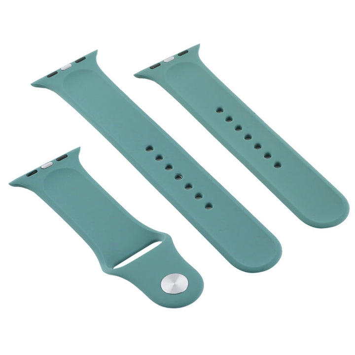 Lisslune | For Apple Watch Series 10 42mm / 9&8&7 41mm / SE 3&SE 2&6&SE&5&4 40mm / 3&2&1 38mm 3 in 1 rubber band with buckle (Cactus)